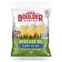 Boulder Canyon Avocado Oil Classic Sea Salt Kettle Style Potato Chips, 2 oz