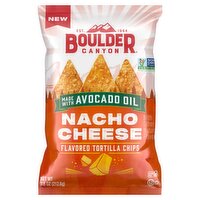 Boulder Canyon Nacho Cheese Flavored Tortilla Chips, 7.5 oz