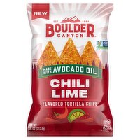 Boulder Canyon Chili Lime Flavored Tortilla Chips, 7.5 oz