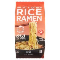 Lotus Foods Millet & Brown Rice Ramen Red Miso Soup, 2.8 oz