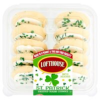 Lofthouse St. Patrick Frosted Sugar Cookies, 13.5 oz, 13.5 Ounce