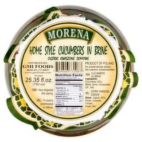 Morena Home Style Cucumbers in Brine, 25.35 fl oz