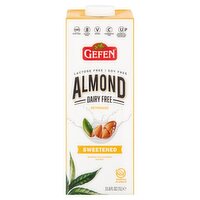 Gefen Sweetened Dairy Free Almond Beverage, 33.8 fl oz