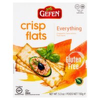 Gefen Everything Gluten-Free Crisp Flats, 5.3 oz