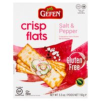 Gefen Salt & Pepper Gluten-Free Crisp Flats, 5.3 oz