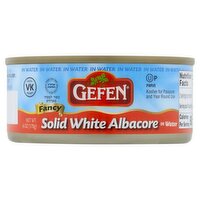 Gefen Solid White Albacore in Water, 6 oz