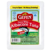 Gefen Fancy White Albacore Tuna in Water, 3 oz