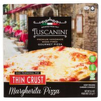 Tuscanini One Personal Pie Thin Crust Margherita Gourmet Pizza, 8.3 oz