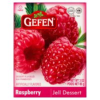 Gefen Raspberry Jell Dessert, 3 oz