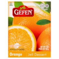 Gefen Orange Jell Dessert, 3 oz