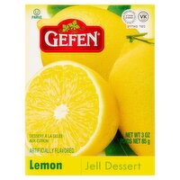 Gefen Lemon Jell Dessert, 3 oz