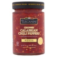Tuscanini Chopped Calabrian Chili Peppers In Olive Oil, 10.9 oz