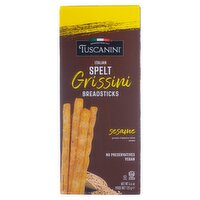 Tuscanini Italian Spelt Grissini Sesame Breadsticks, 4.4 oz