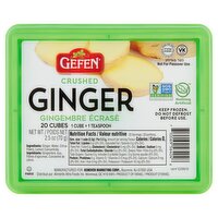 Gefen Crushed Ginger Cubes, 20 count, 2.5 oz