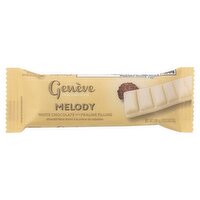 Genève Melody Swiss White Chocolate with Praline Filling, 1.06 oz