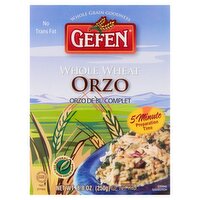 Gefen Whole Wheat Orzo, 8.8 oz