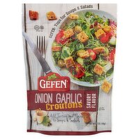 Gefen Onion Garlic Savory Flavor Croutons, 5.2 oz