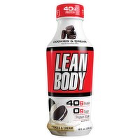 Lean Body Cookies & Cream Protein Shake, 14 fl oz