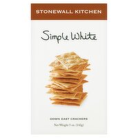 Stonewall Kitchen Simple White Down East Crackers, 5 oz