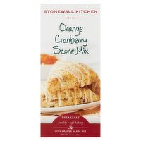 Stonewall Kitchen Breakfast Orange Cranberry Scone Mix, 12.9 oz