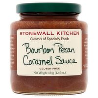 Stonewall Kitchen Bourbon Pecan Caramel Sauce, 12.5 oz