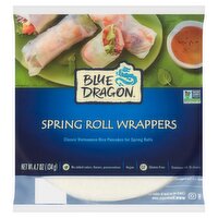 Blue Dragon Spring Roll Wrappers, 4.7 oz, 4.7 Ounce