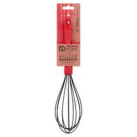 Natural Home Molded Bamboo & Silicone 12" Whisk