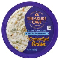 Treasure Cave Caramelized Onion Blue Cheese Dip & Spread, 8 oz