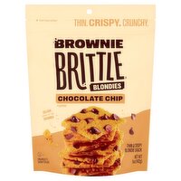Brownie Brittle Blondies Chocolate Chip Flavored Thin & Crispy Blondie Snack, 5 oz