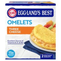 Eggland's Best Three Cheese Omelets, 2 count, 7.8 oz, 7.8 Ounce