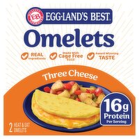 Eggland's Best Three Cheese Frozen Omelets, 2 Count