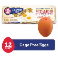 Eggland's Best Cage Free Brown Eggs, Large, 12 count, 12 Each
