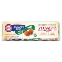 Egg-Land's Best Organic Brown Eggs, Large, 12 count, 24 oz