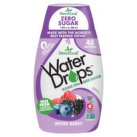 WTRDRPS MIXED BERRY, 1.62 fl oz