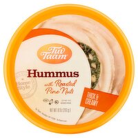 Tuv Taam Homestyle Thick & Creamy Hummus with Roasted Pine Nuts, 10 oz