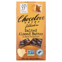 Chocolove Filled Salted Almond Butter in Dark Chocolate, 3.2 oz