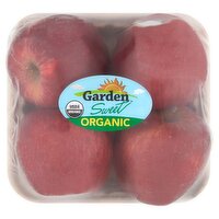 Garden Sweet Organic Red Delicious Apples, 4 count, 20 oz