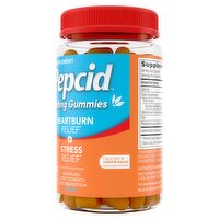 Pepcid Peach-Raspberry Soothing Gummies Dietary Supplement, 32 count