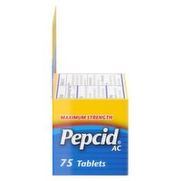 Pepcid AC Maximum Strength for Heartburn Prevention & Relief, 75 ct