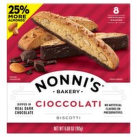 Nonni's Cioccolati Biscotti, 8 count, 6.88 oz