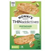 Nonni THINaddictives Pistachio Almond Crisps, 18 count, 4.4 oz