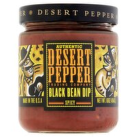 Desert Pepper Trading Co. Desert Pepper Trading Company Authentic Spicy Black Bean Dip, 16 oz, 16 Ounce 