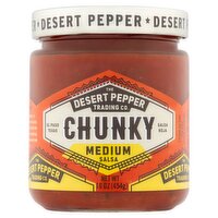The Desert Pepper Trading Co. Chunky Medium Salsa, 16 oz