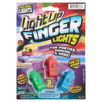 Ja-Ru Light Up Finger Lights, Age 4+, 3 count