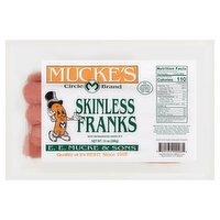 Mucke's Skinless Franks, 14 oz