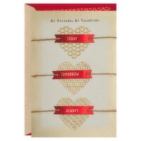 Hallmark Valentine's Day Card for Husband (Three Gold Hearts), 1 Each