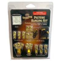 Parker & Bailey Picture Hanging Kit Value Pack, 17 Each