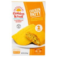 Golden Krust Chicken Patty, 2 count, 9 oz, 10 Ounce