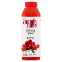 Vita-J Vitaminjuice Cranberry Raspberry Juice Beverage, 16 fl oz