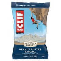 Clif Bar Peanut Butter Banana with Dark Chocolate Energy Bar, 2.40 oz, 2.4 Ounce